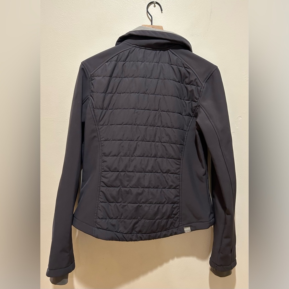 Bench Wisecrack Hybrid Dark Grey Moto Jacket - Women’s Size Large - Picture 2 of 8
